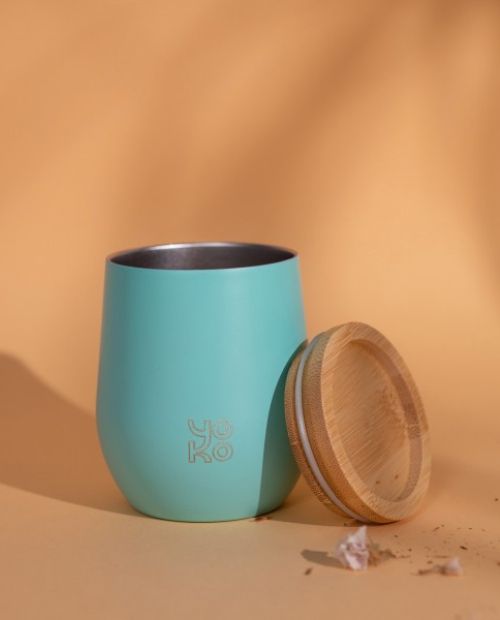 Cana izoterma, 250 ml, Pastel mint - YOKO DESIGN - Image 1