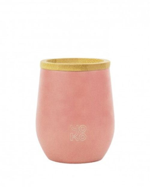 Cana izoterma, 250 ml, Pastel coral - YOKO DESIGN