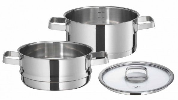 Oala cu insertie pentru gatit la aburi, inox, 3 litri, colectia San Remo Cook - KUCHENPROFI - Image 3