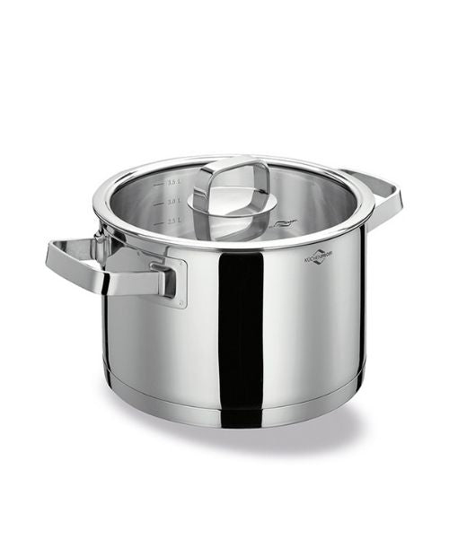 Oala din otel inoxidabil, cu capac, 3.5 l, colectia San Remo Cook - KUCHENPROFI
