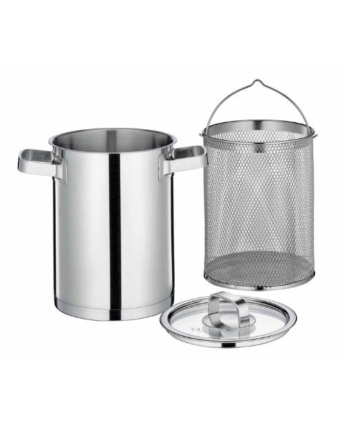 Oala din inox pentru sparanghel, cu capac, 21 cm, 4 litri, San Remo - KUCHENPROFI