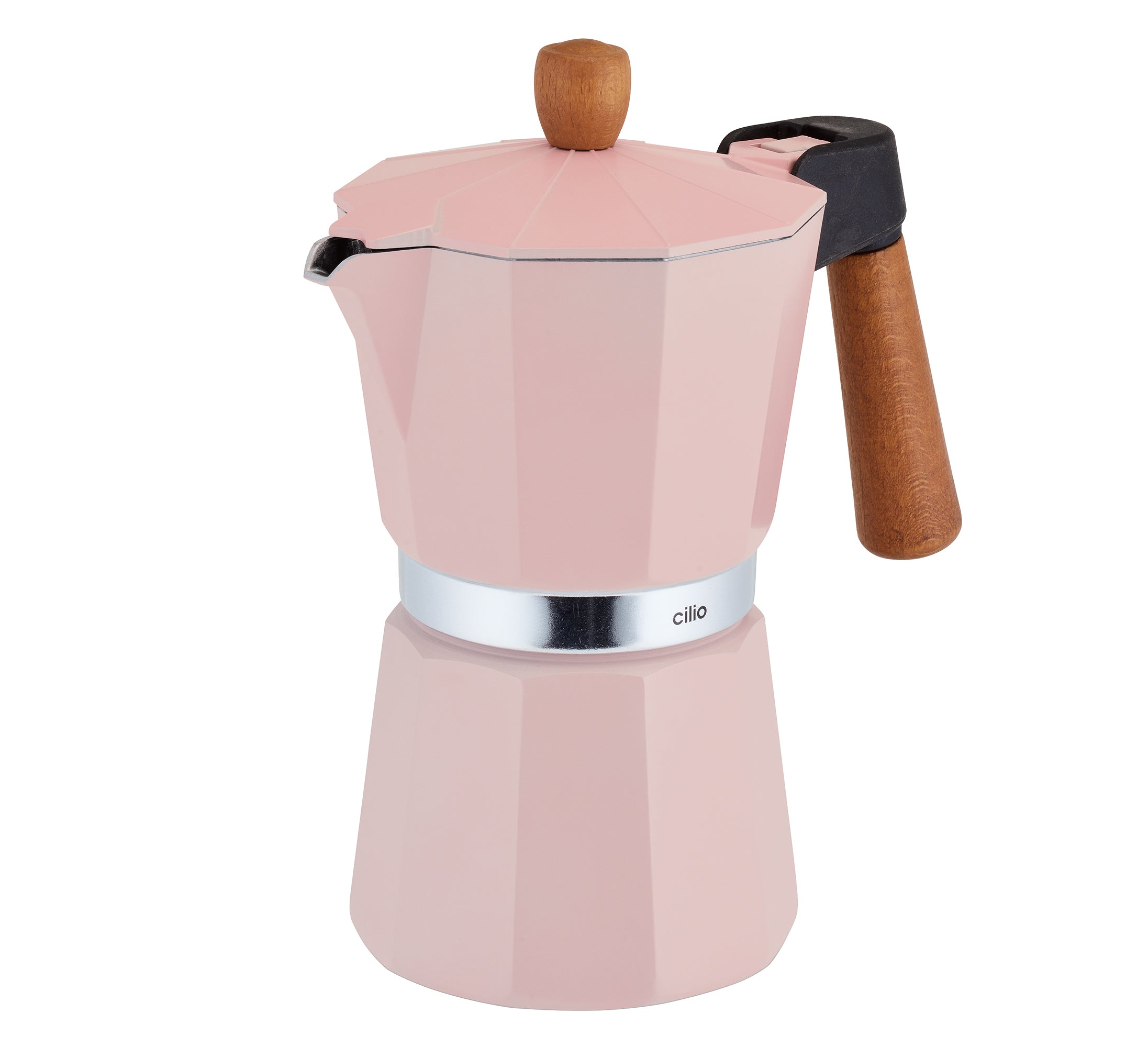 Espressor, 6 cesti, roz, Legno - CILIO
