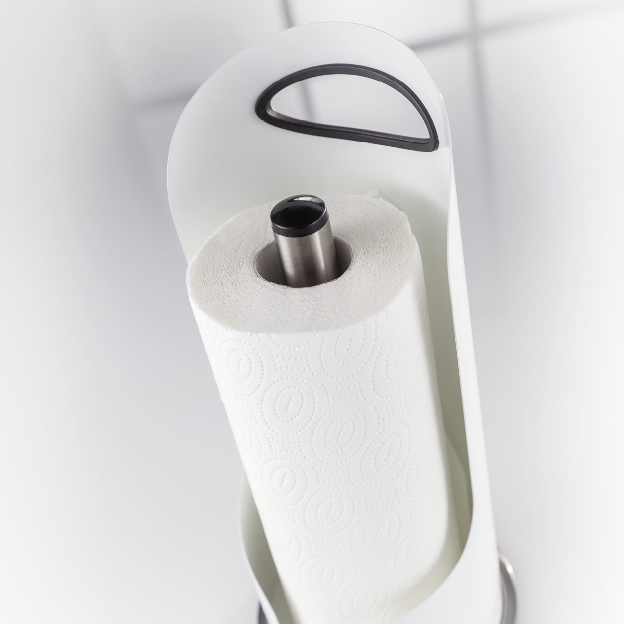 Suport vertical pentru rola de hartie, verde menta - SIMONA'S COOKSHOP - Image 2