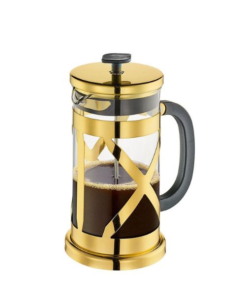 Cafetiera frantuzeasca, pentru 8 cesti, 1 litru, negru-auriu, Gloria Oro, Coffee Culture - CILIO - Image 1