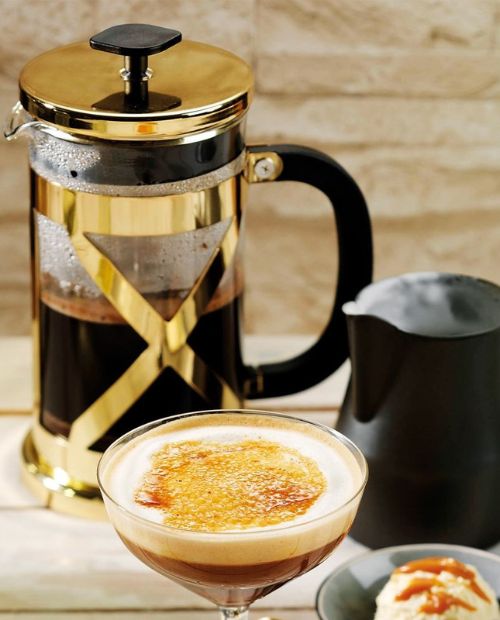 Cafetiera frantuzeasca, pentru 8 cesti, 1 litru, negru-auriu, Gloria Oro, Coffee Culture - CILIO - Image 3