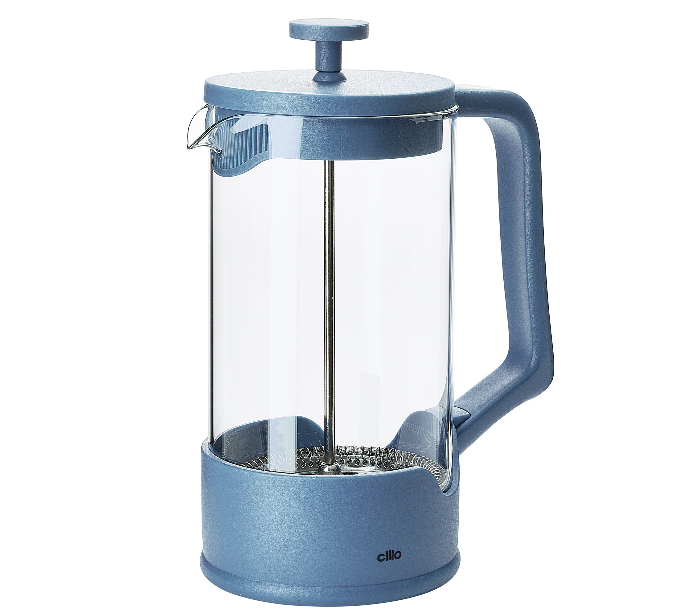 Cafetiera frantuzeasca, pentru 8 cesti, 1000 ml, albastru, model Lucia - CILIO