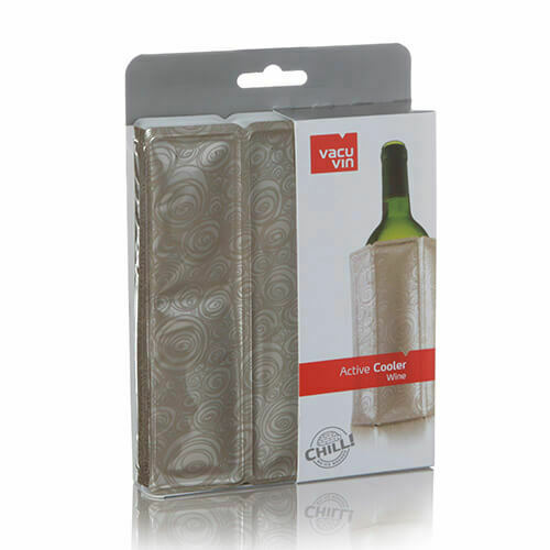 Husa pentru racirea sticlelor de vin, platina - VACU VIN - Image 3