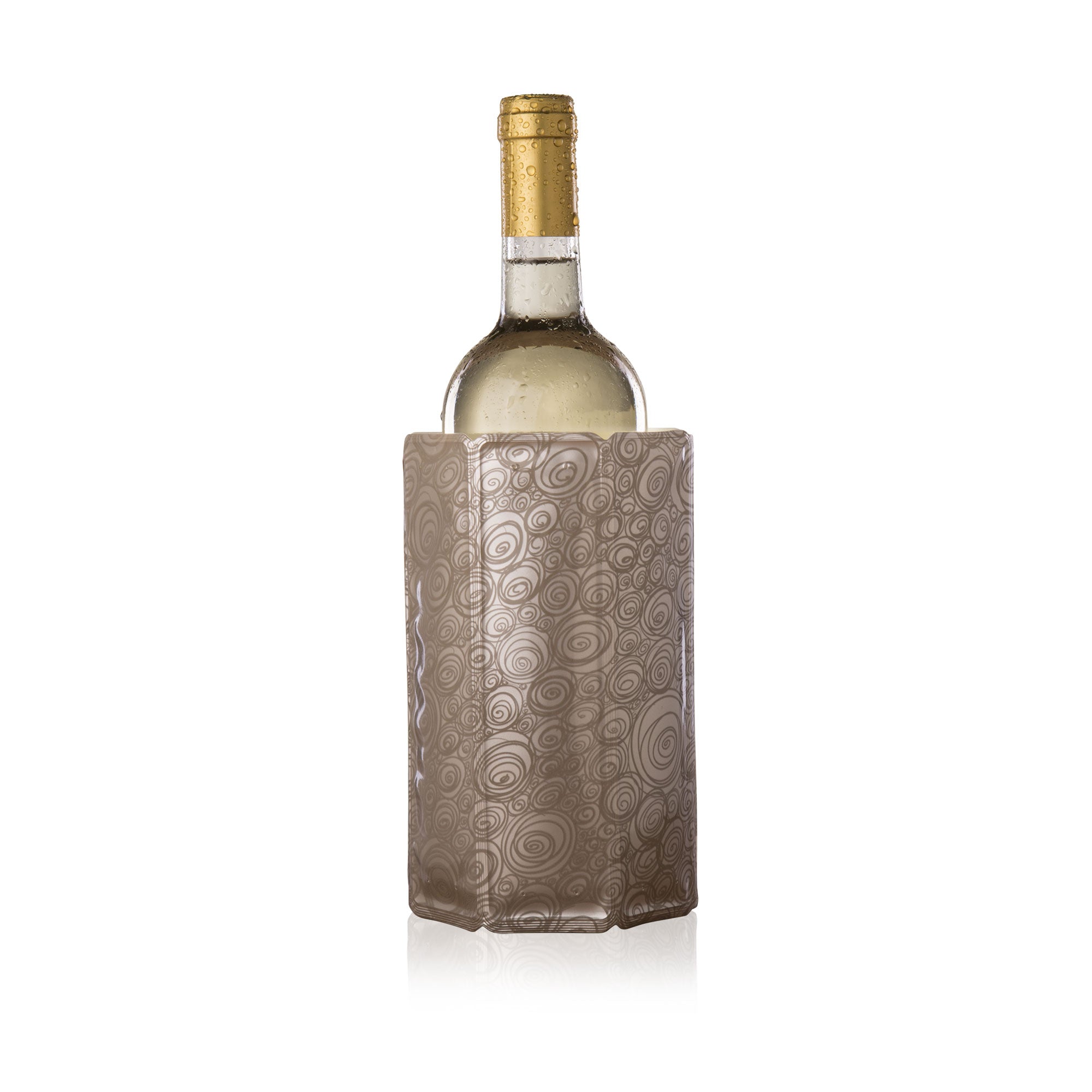 Husa pentru racirea sticlelor de vin, platina - VACU VIN