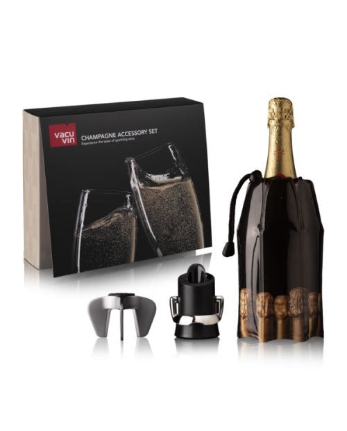 Set de 3 accesorii pentru sampanie - Vacu Vin
