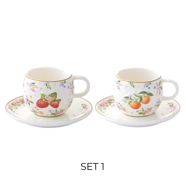 Set 2 cani, 120 ml, Fancy Fruit - COOKSHOP SPECIALS
