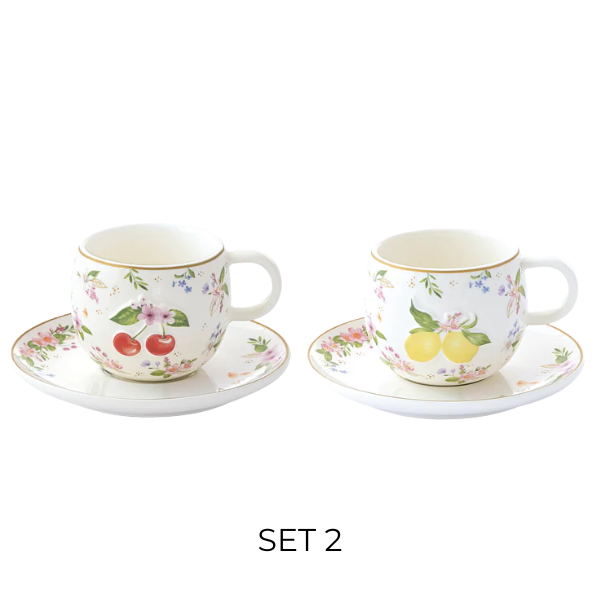 Set 2 cani, 120 ml, Fancy Fruit - COOKSHOP SPECIALS