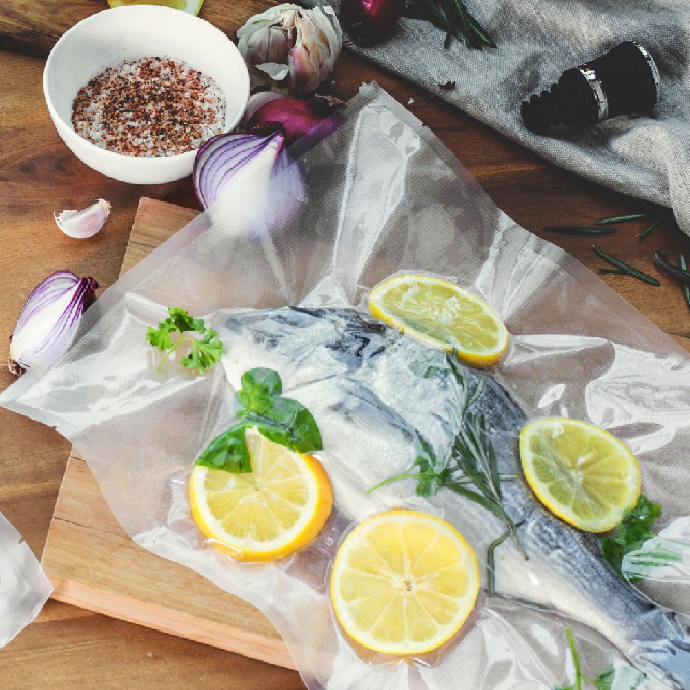 Pungi pentru vidarea alimentelor, set 50 buc, 25 x 40 cm  - GASTROBACK - Image 1