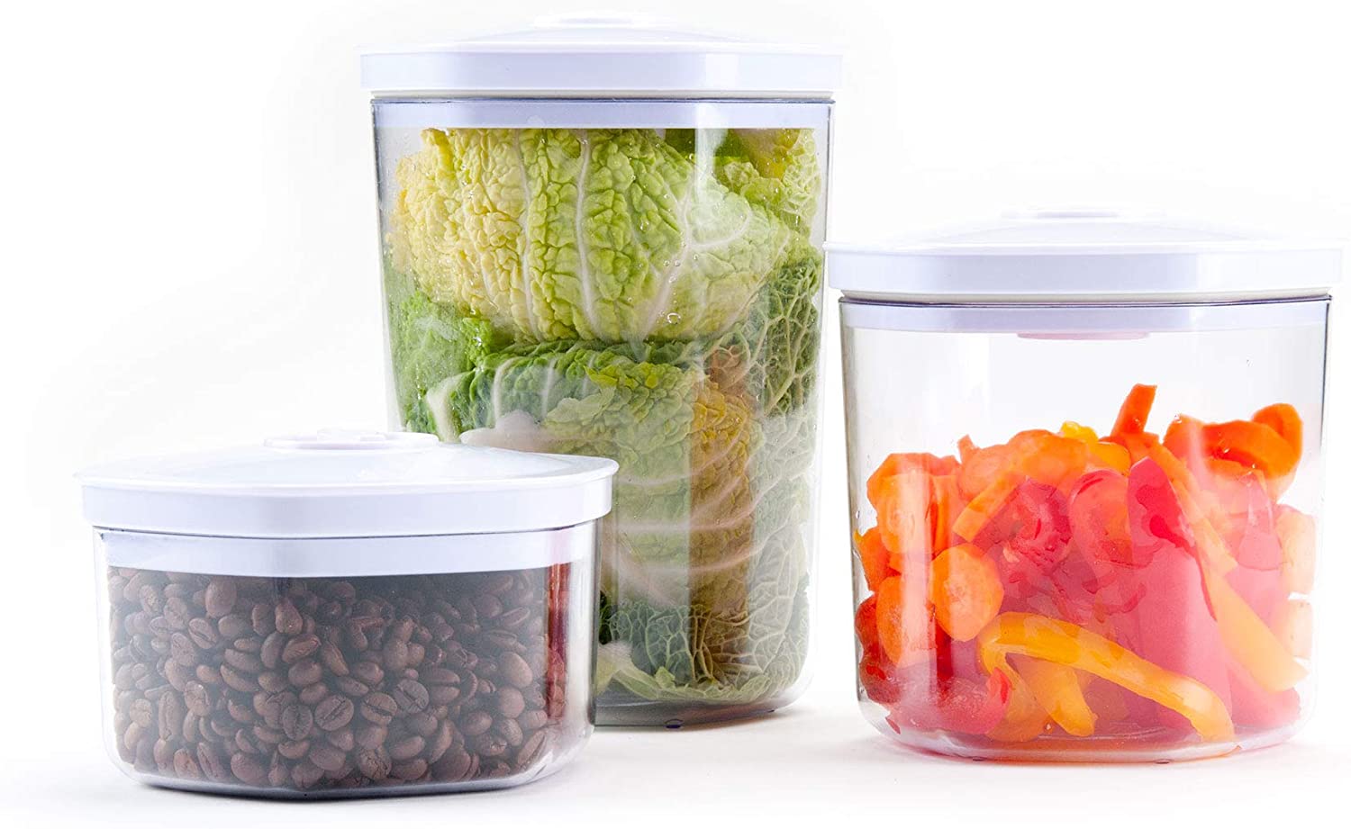 Set cutii rotunde pentru depozitare cu vid, 3 buc - GASTROBACK - Image 2