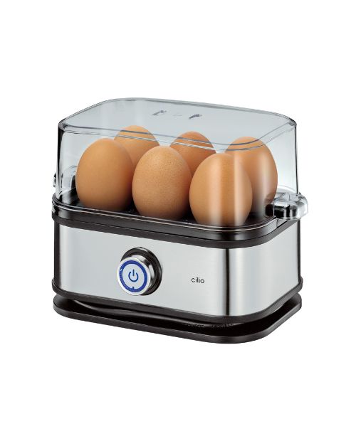 Fierbator de oua, pentru 6 oua, otel inoxidabil, Classic - CILIO - Image 1