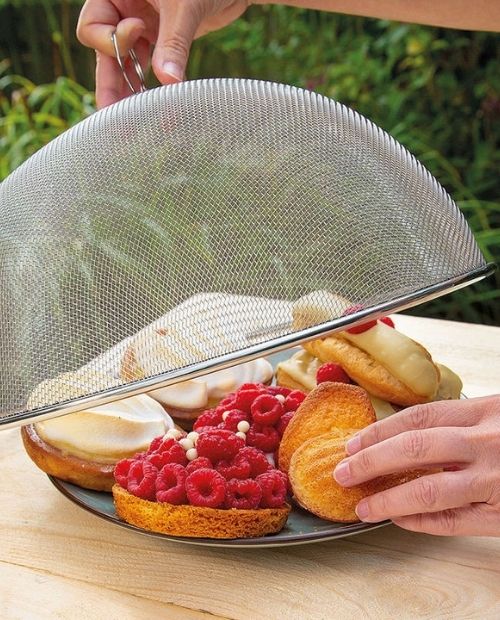 Capac sita pentru acoperire alimente, otel inoxidabil, 35 cm, Estivo - CILIO - Image 2