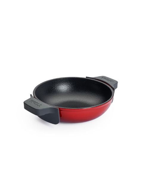 Cratita din fonta cu capac din sticla, 0.8 litri, rosu, Iron - Woll - Image 3