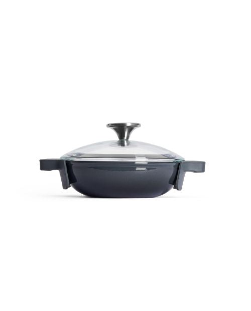 Cratita din fonta cu capac transparent, 0.8 litri, gri, Iron - Woll - Image 3