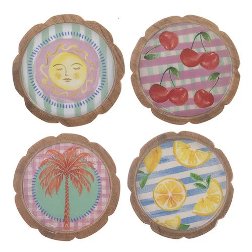 Set 4 suporturi pentru pahare, Capri - COOKSHOP SPECIALS