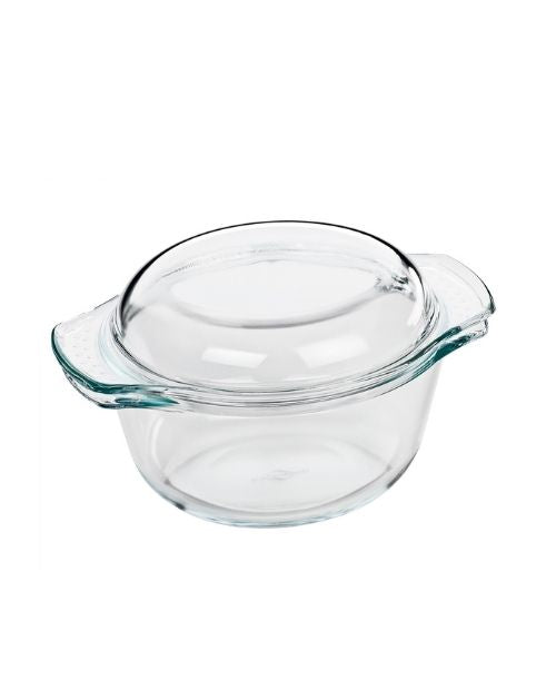 Vas rotund cu capac, sticla, 18 cm, Alsace - KUCHENPROFI