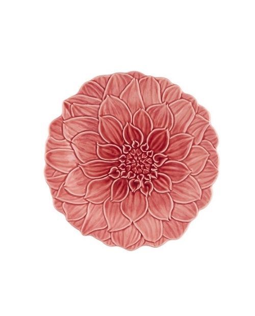Farfurie pentru desert, ceramica, 21 cm, Dahlia Maria Flor - Bordallo Pinheiro
