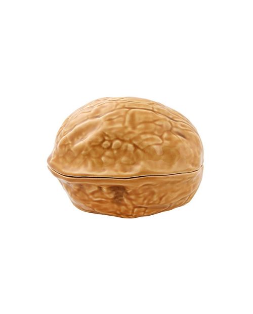 Cutie ceramica nuca, 15 cm, Frutos Secos - BORDALLO PINHEIRO