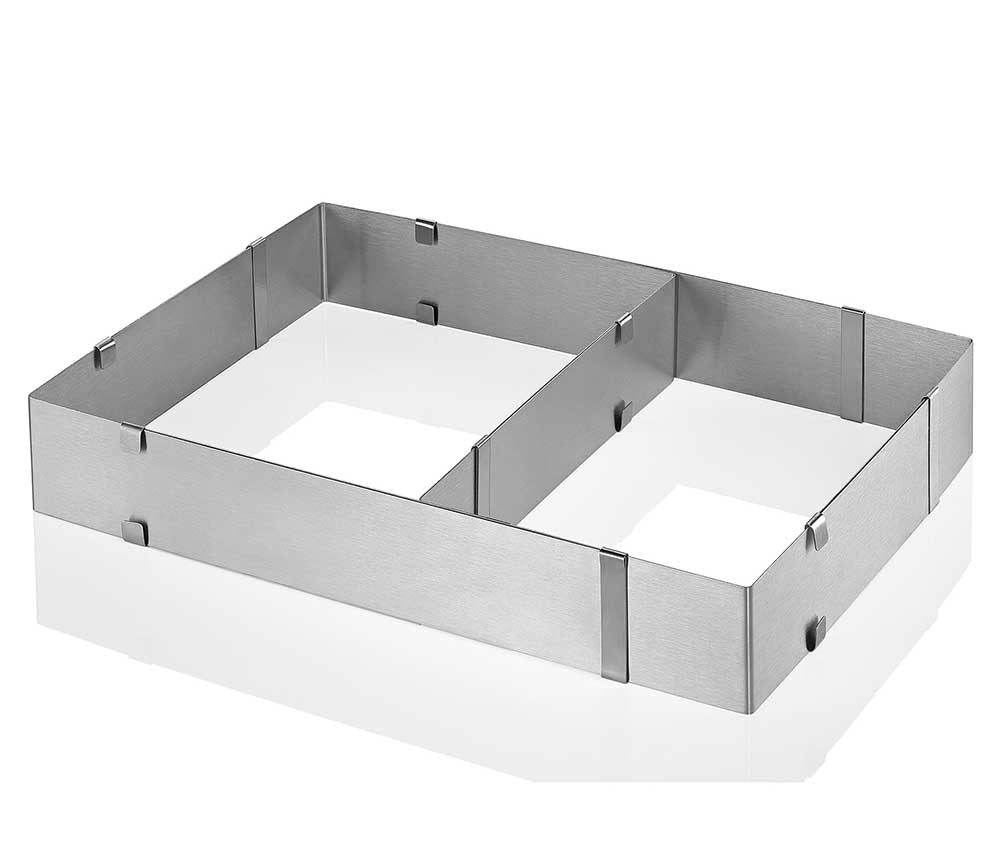 Forma dreptunghiulara ajustabila pentru copt, inox, 34 x 52 cm - KUCHENPROFI