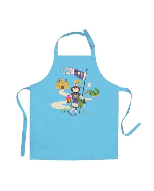 Sort pentru copii, albastru, Cavaler si Dragon - SIMONA'S COOKSHOP