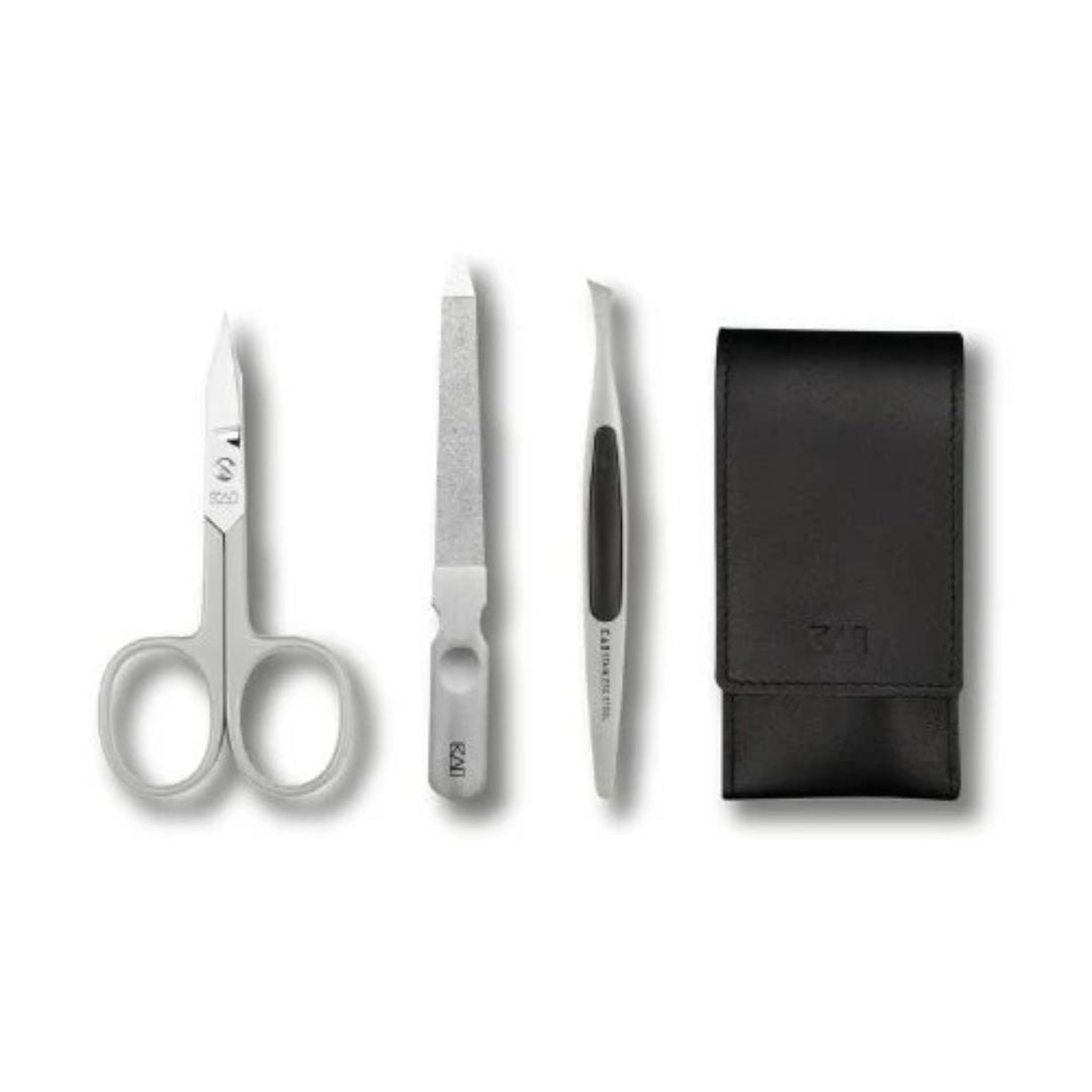 Set ingrijire unghii, otel inoxidabil, 3 piese - KAI