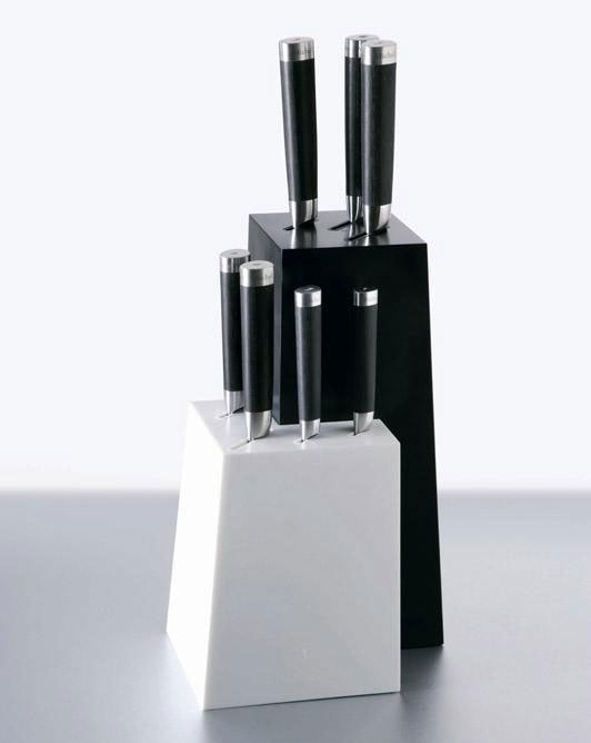 Bloc dublu pentru cutite, forma L, Michel Bras - KAI