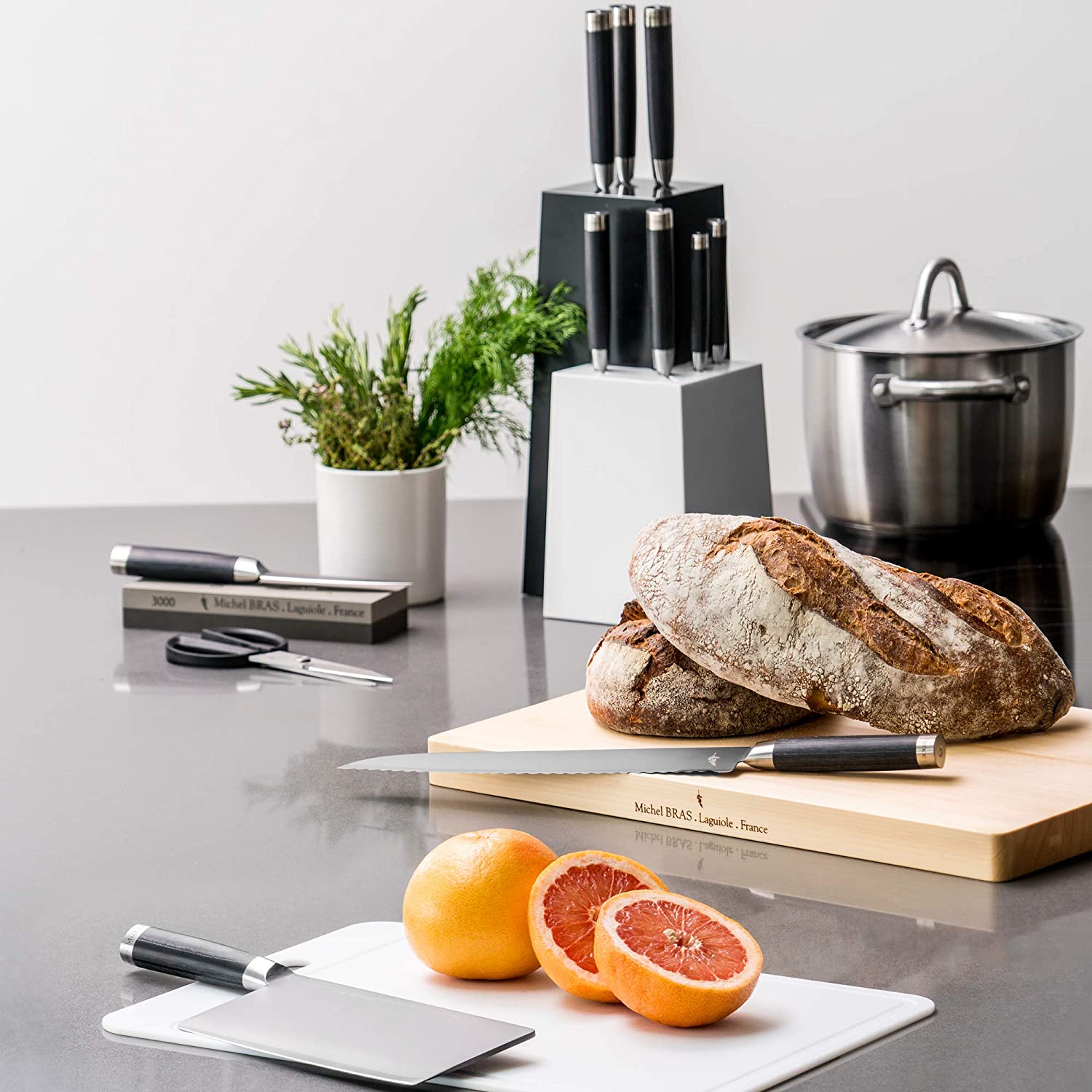 KAI Bloc dublu pentru cutite, forma L, Michel Bras - Image 4