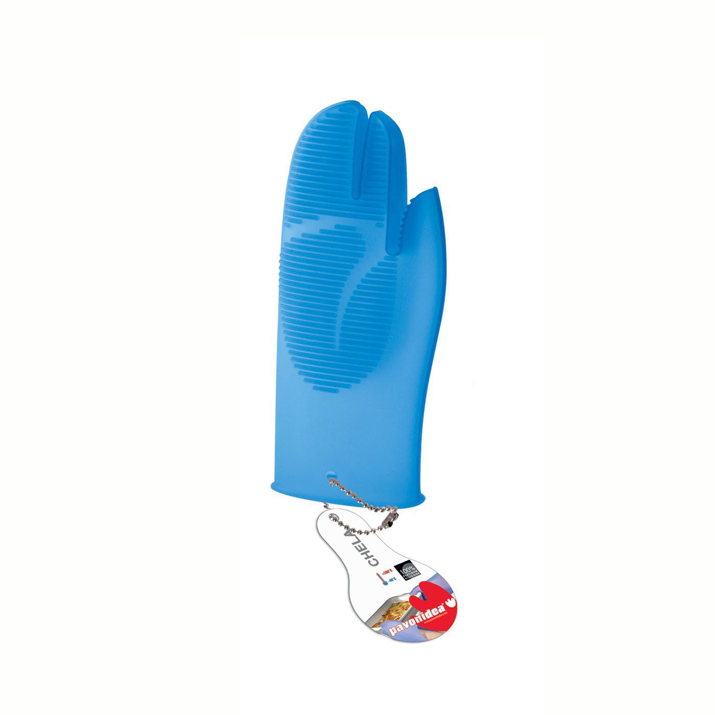 Manusa de bucatarie, bleu, silicon platinic - PAVONI - Image 2