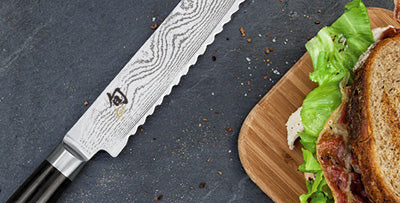 KAI Cutit de paine, Shun Classic, 23 cm - Image 4