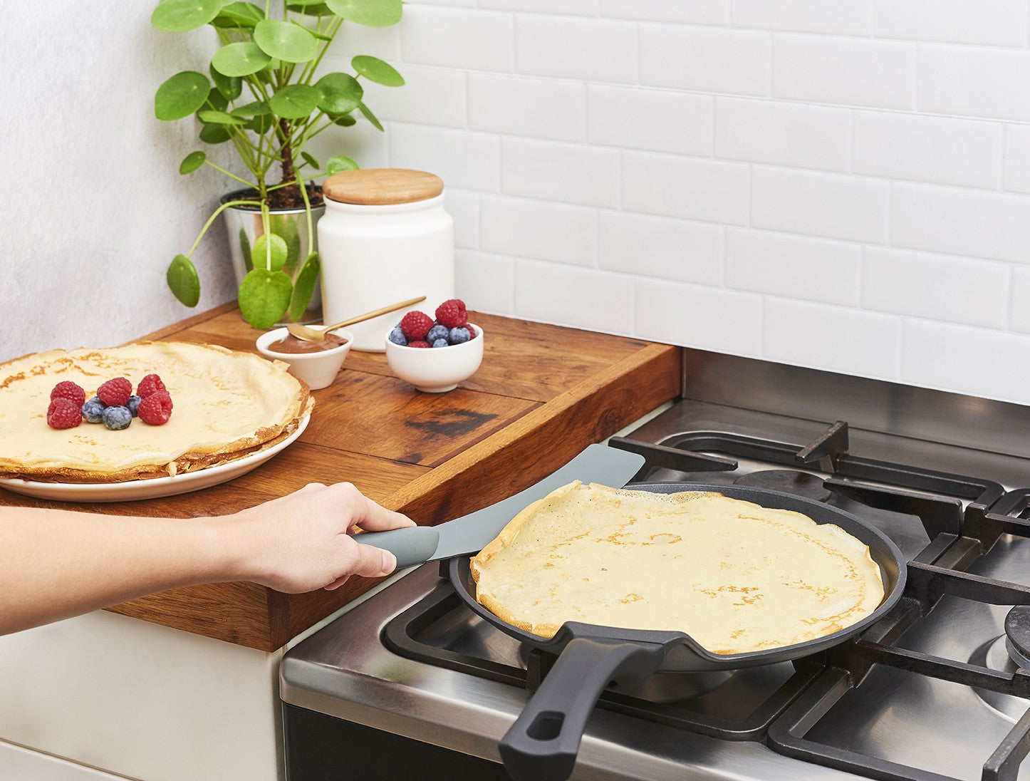 Spatula Flipper, gri, 33 cm - MASTRAD - Image 1