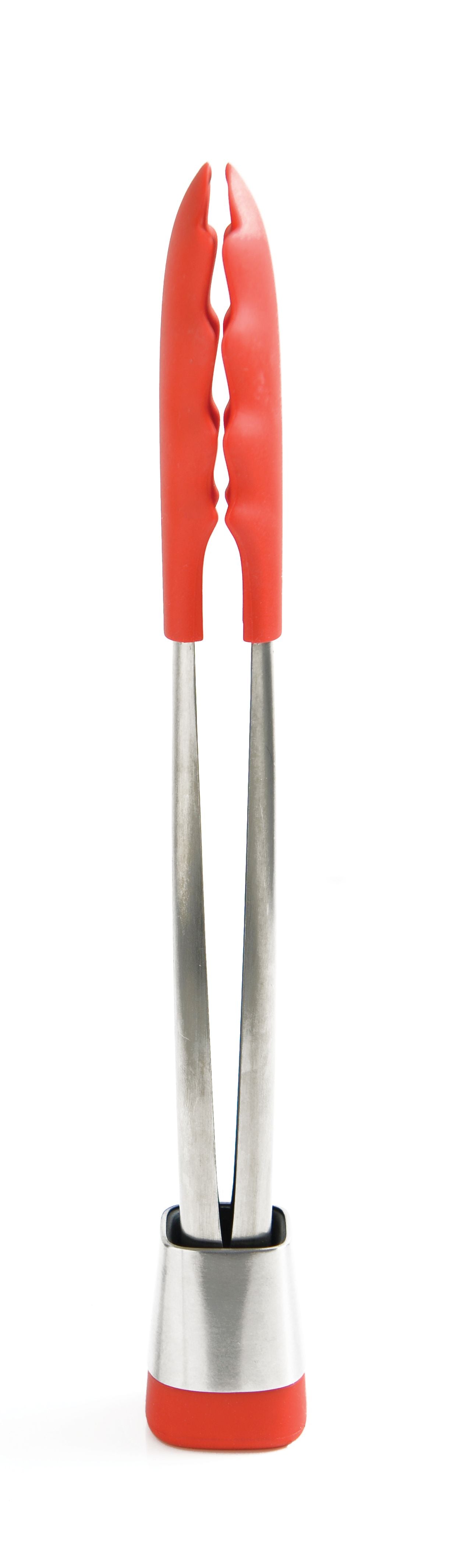 Cleste din inox si silicon cu baza detasabila rosie - MASTRAD - Image 4