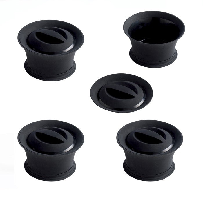 Set 4 forme de silicon pentru Panna Cotta - MASTRAD