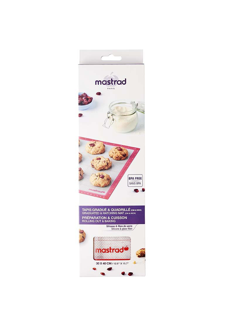 Covoras procesare produse de patiserie, 40 x 30 cm, rosu - Mastrad - Image 4