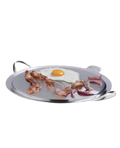 Plita Combo O'Plancha cu capac cu termometru, inox, inductie, 32 cm - MASTRAD - Image 6