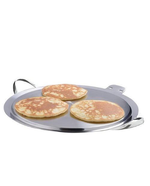 Plita Combo O'Plancha cu capac cu termometru, inox, inductie, 32 cm - MASTRAD - Image 2