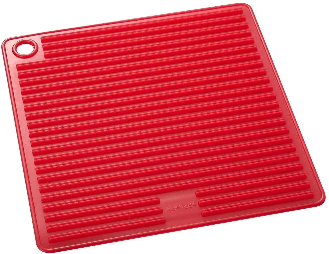 Suport patrat pentru oala, silicon rosu - MASTRAD