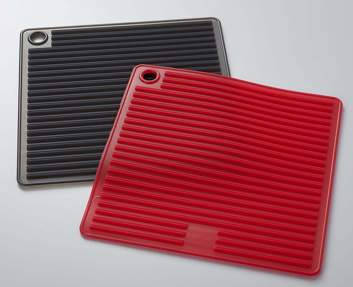 Suport patrat pentru oala, silicon rosu - MASTRAD - Image 4