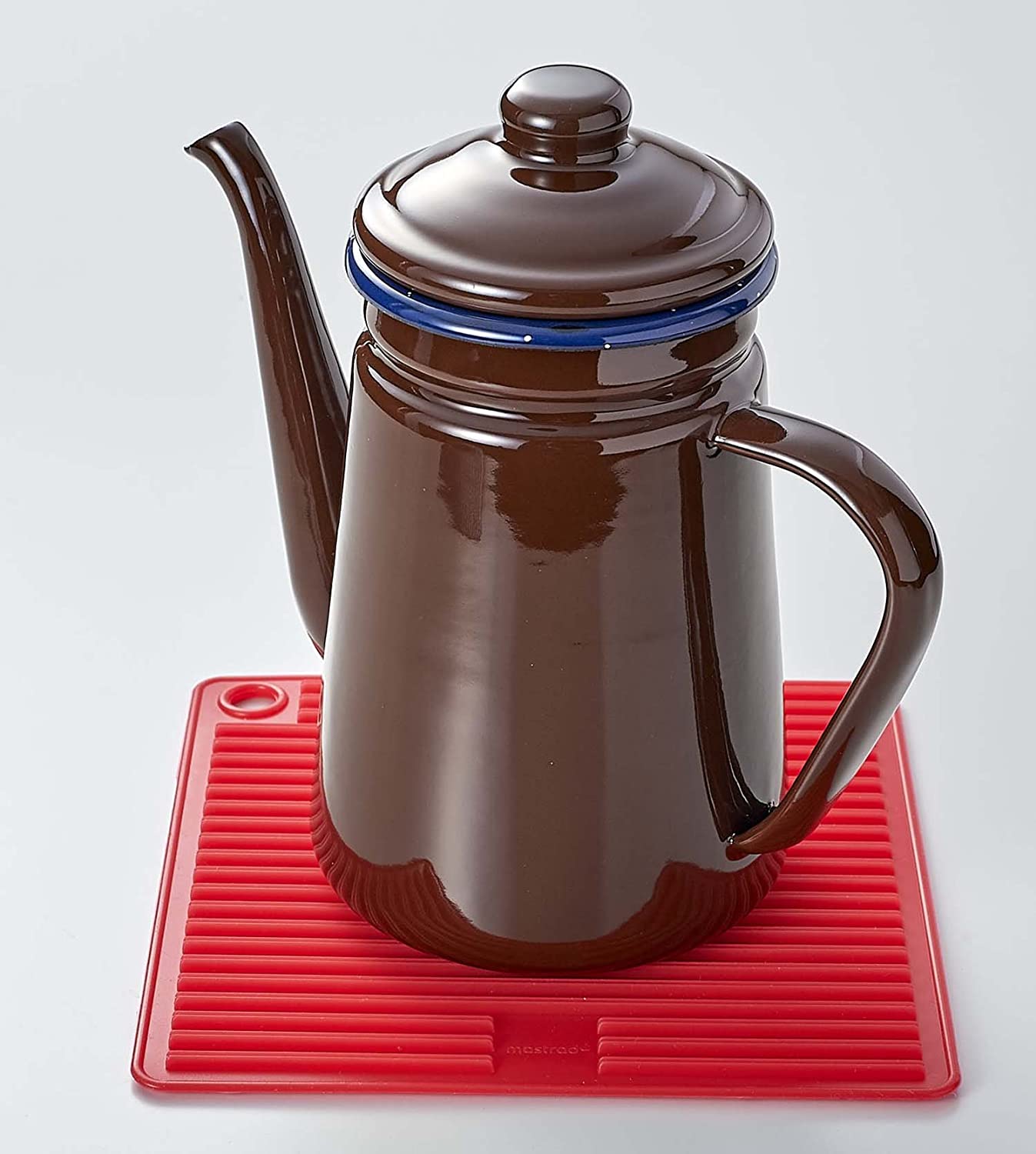 Suport patrat pentru oala, silicon rosu - MASTRAD - Image 1