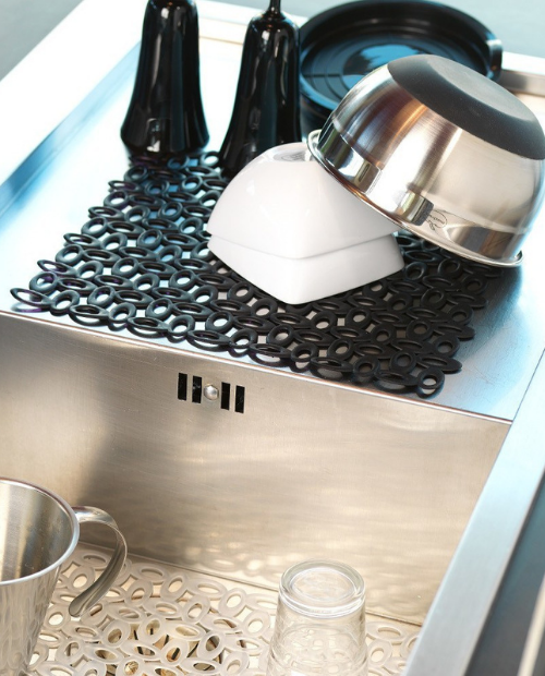 Protectie pentru chiuveta, acril, negru - MASTRAD - Image 1