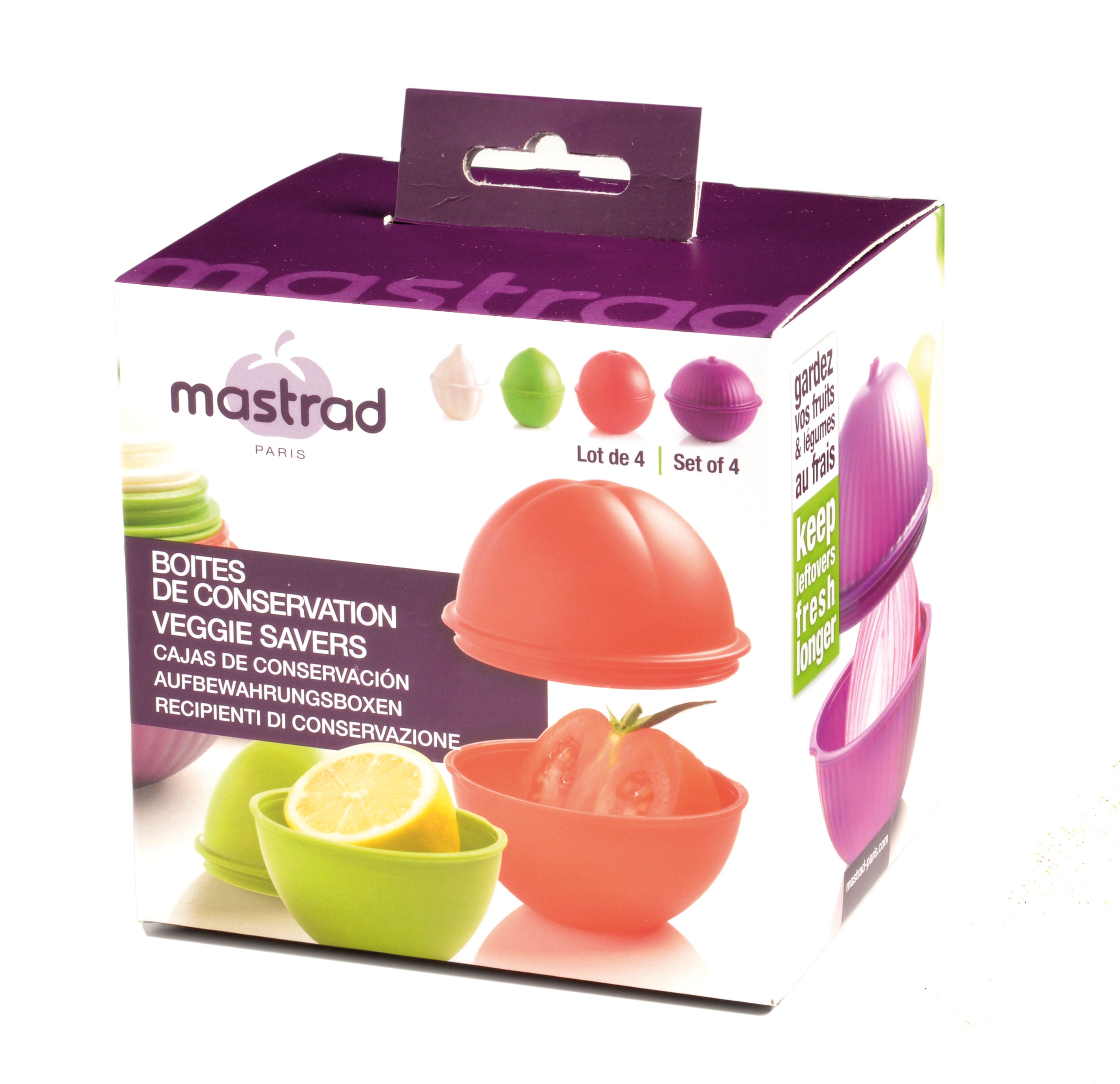 Set de 4 recipiente pentru pastrarea fructelor si legumelor - MASTRAD - Image 11