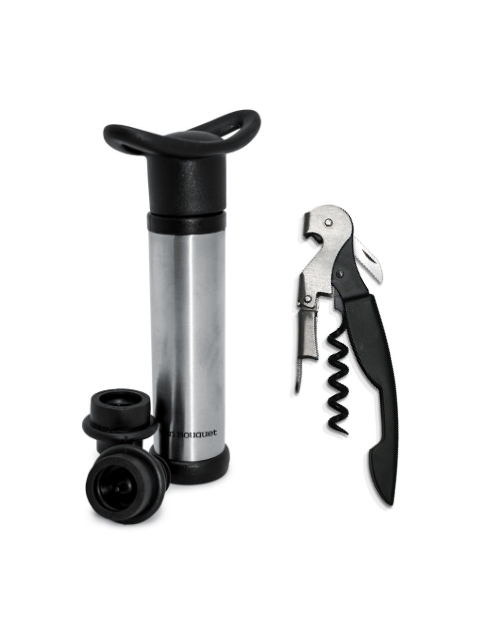 Set tirbuson, pompa de vidare si dopuri - VIN BOUQUET