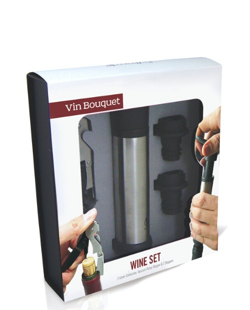 Set tirbuson, pompa de vidare si dopuri - VIN BOUQUET - Image 6