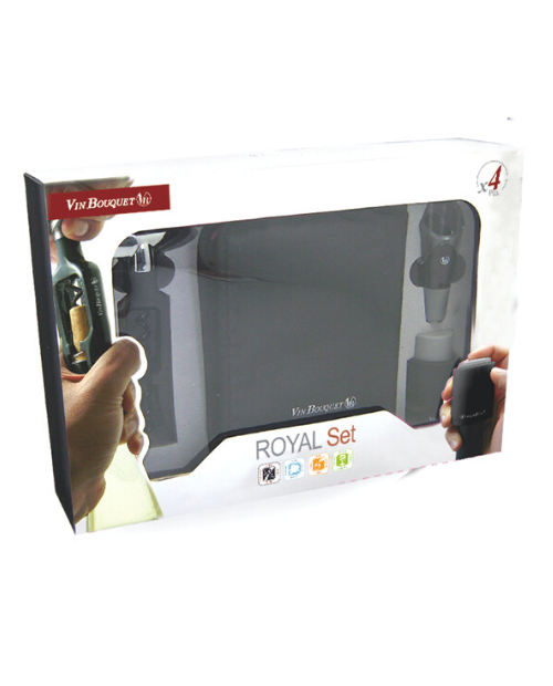Set Royal: tirbuson, capac, antipicurator si punga de racire - VIN BOUQUET - Image 11