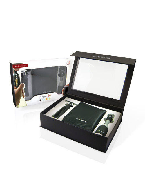 Set Royal: tirbuson, capac, antipicurator si punga de racire - VIN BOUQUET - Image 12
