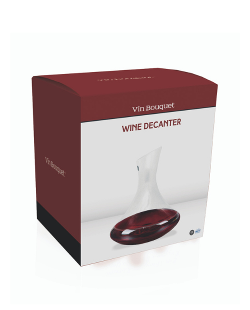 Decantor vin, sticla de Bohemia, 1.5 litri - VIN BOUQUET - Image 2