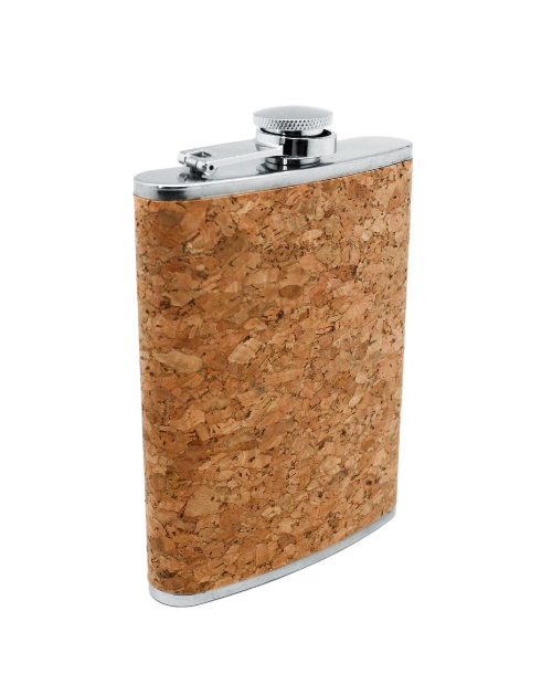 Sticla de buzunar pentru tarie, 240 ml, pluta - VIN BOUQUET - Image 1