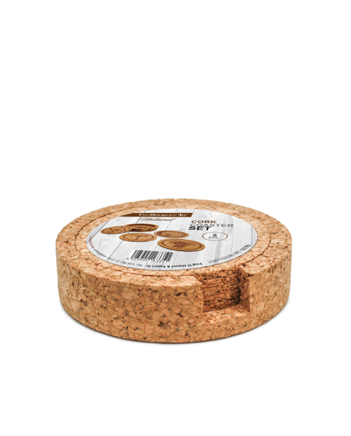 Set 5 suporturi din pluta pentru pahare - VIN BOUQUET - Image 1